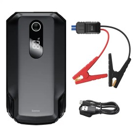 Powerbank / Rozrusznik Baseus Super Energy Max Car Jump Starter, 20000mAh, 2000A, USB (czarny)