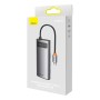 Hub 6w1 Baseus Metal Gleam Series, USB-C do 3x USB 3.0 + 2x HDMI + USB-C PD