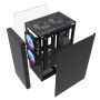 Obudowa komputerowa Darkflash A290 (czarna) + 3 wentylatory