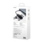 Hub 7in1 Baseus AcmeJoy Series USB-C do 2xUSB 3.0 + HDMI + USB 2.0 + USB-C PD + SD/TF (szary)
