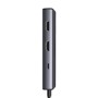 Adapter 6w1 UGREEN CM498 Hub USB do 2x USB-A 3.0, USB-C 3.0, 2xHDMI, PD