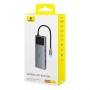 Hub 10w1 Baseus Metal Gleam II Series, USB-C do 1xHDMI, USB-A (10Gbps), USB-C, 2xUSB-A, Ethernet RJ45, karta SD/TF, mini-jack