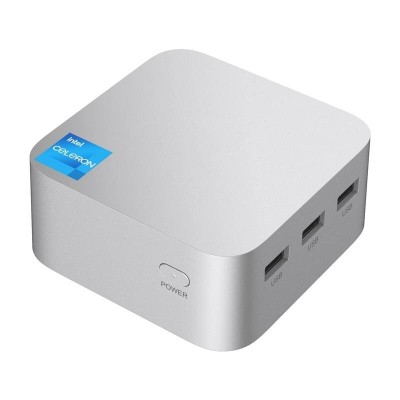 MINI PC AceMagic T8Plus Intel Alder Lake N100 16GB RAM+512GB srebrny