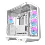 Obudowa komputerowa Darkflash DY470 (biała) + 4 wentylatory + uchwyt GPU