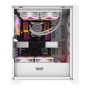 Obudowa komputerowa Darkflash DRX70 MESH (biała) + 4 wentylatory RGB