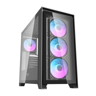 Obudowa komputerowa Darkflash DRX90 glass (czarny)