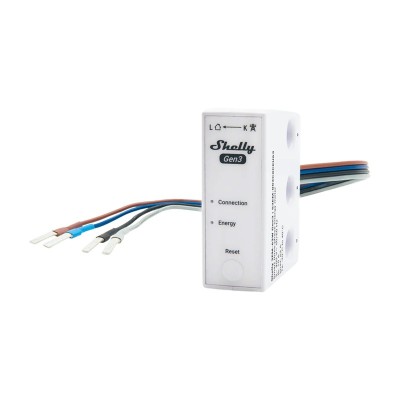 Miernik energii 1/3-kanałowy WiFi Shelly 3EM-63W Gen3 (model przewodowy)