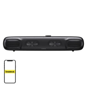 Mini Soundbar Baseus AeQur bez baterii (czarny)