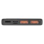 Powerbank Baseus Adaman Metal, 10000mAh, 2xUSB, USB-C, Lightning, MicroUSB 22.5W (czarny)