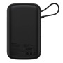 Powerbank Baseus Qpow Pro z kablem USB-C, USB-C, USB, 10000mAh, 22.5W (czarny)