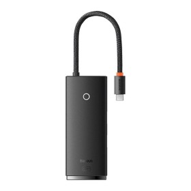 Hub Baseus OS Lite 6-Port (Typ-C do HDMI+USB3.02+PD+SD/TF) (czarny)