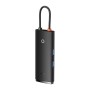 Hub Baseus OS Lite 6-Port (Typ-C do HDMI+USB3.02+PD+SD/TF) (czarny)