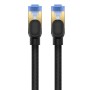 Kabel sieciowy w oplocie kat. 7 Baseus Ethernet RJ45, 10Gbps, 25m (czarny)