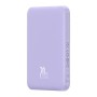 Magnetyczny mini powerbank Baseus 5000mAh 20W (fioletowy)