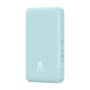 Magnetyczny mini powerbank Baseus 5000mAh, USB-C 20W (niebieski)