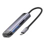 Hub USB-C Mcdodo HU-7420 6w1 (USB-C, USB3.02, SD, TF, HDMI)
