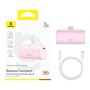 Powerbank Baseus Compact USB-C 5000mAh, 20W (różowy)