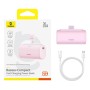 Powerbank OS-Baseus Compact IP 5000mAh 20W (różowy)