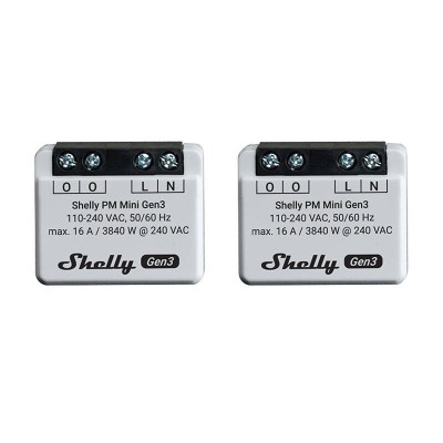 Zestaw 2 Sterowników Shelly PM Mini Gen3 WiFi/Bluetooth