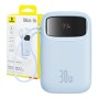 Powerbank Baseus QPow 2 10000mAh 30W 2xUSB-C (niebieski)