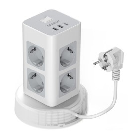 Listwa zasilająca Tessan TPS03RX-DE-C (biała)