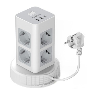 Listwa zasilająca Tessan TPS03RX-DE-C (biała)