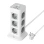 Listwa zasilająca Tessan TS-TPS04-DE (biała)