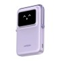 Magnetyczny Power bank UNO Ugreen PB572 10000mAh Qi Fioletowy