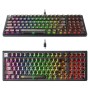 Klawiatura mechaniczna gamingowa Havit KB875L (Przezroczysta/Czarna)