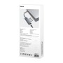Hub 4w1 Baseus UltraJoy USB-C do 3x USB 3.0 + RJ45 (szary)