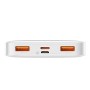 Powerbank Baseus Bipow 10000mAh, 2xUSB, USB-C, 20W (biały)
